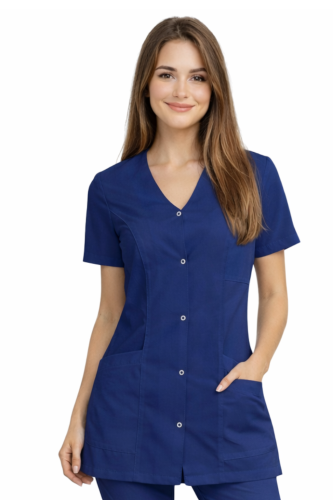 Żakiet medyczny damski CASUAL PREMIUM granatowy