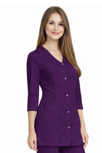 Medyczny żakiet CASUAL PREMIUM w kolorze fioletowym, rękaw 3/4