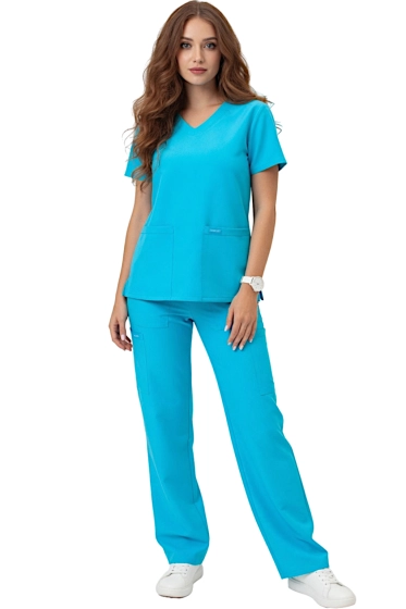 Dāmu medicīniskais komplekts pelēks Cherokee Originals Ultra PROTX2® (1) (1)
