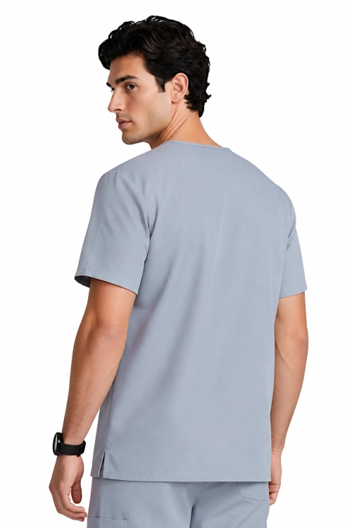 Szara męska  bluza medyczna  originals ultra widok z tyłu.png