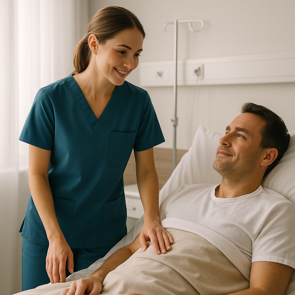 Kā izvēlēties medicīnisko apģērbu darbam pie pacienta gultas — komforts un funkcionalitāte ikdienas aprūpē
