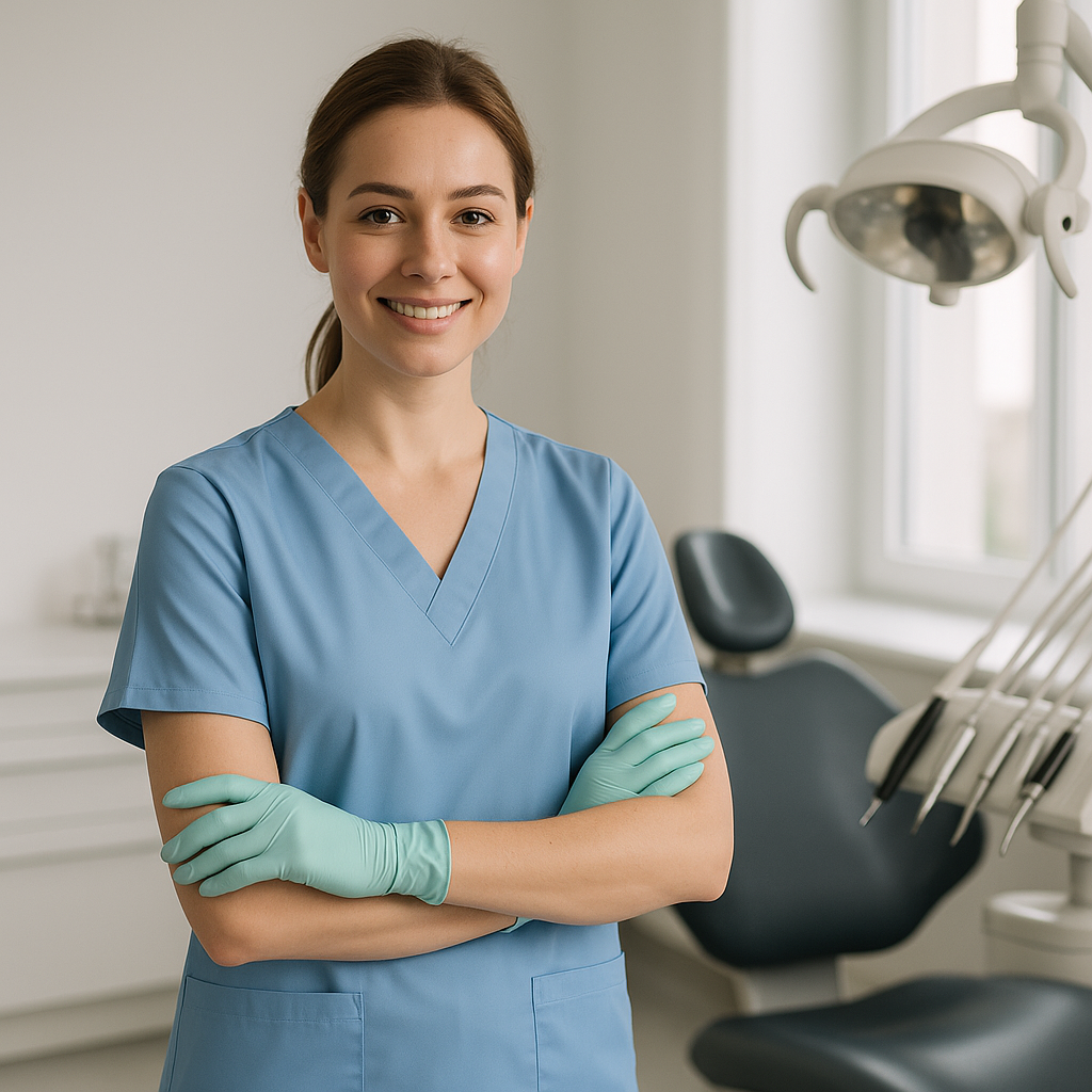 Medicīniskā apģērba izvēle zobārsta asistentei – kas atvieglo darbu pie krēsla?
